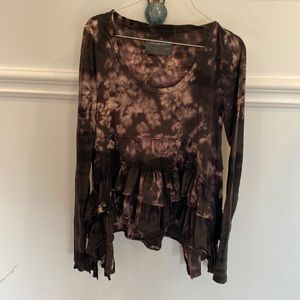 All Saints Spitalfields the dyed top. Long sleeves.